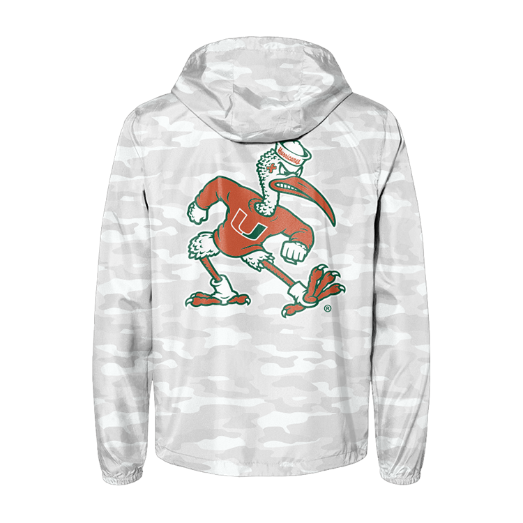 Chaqueta de camuflaje de los Miami Hurricanes