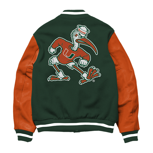 Chaqueta universitaria de los Miami Hurricanes