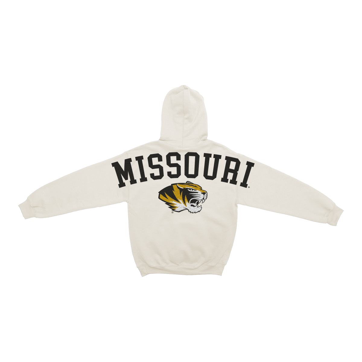 Mizzou Tigers Bone Chenille Pullover Hoodie