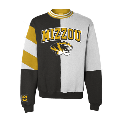 Mizzou Tigers Split Crewneck