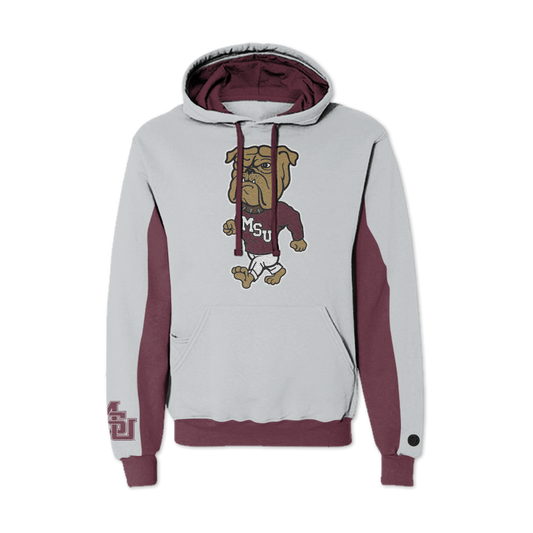 Mississippi State Bulldogs Vintage AOP Chenille Pullover Hoodie