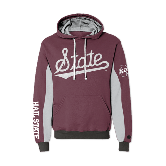 Mississippi State Bulldogs AOP Chenille Pullover Hoodie