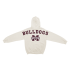 Mississippi State Bulldogs Bone Chenille Pullover Hoodie