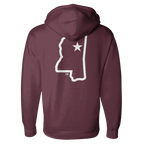 Sudadera con capucha desteñida de los Mississippi State Bulldogs