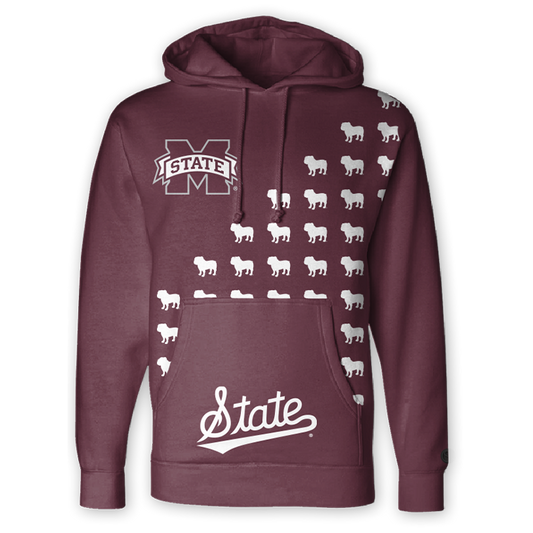 Mississippi State Bulldogs Fade Hoodie