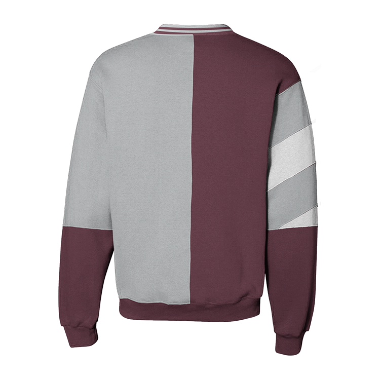 Sudadera con cuello redondo dividido de los Mississippi State Bulldogs
