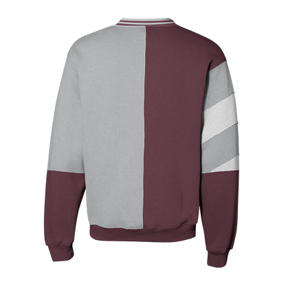 Sudadera con cuello redondo dividido de los Mississippi State Bulldogs
