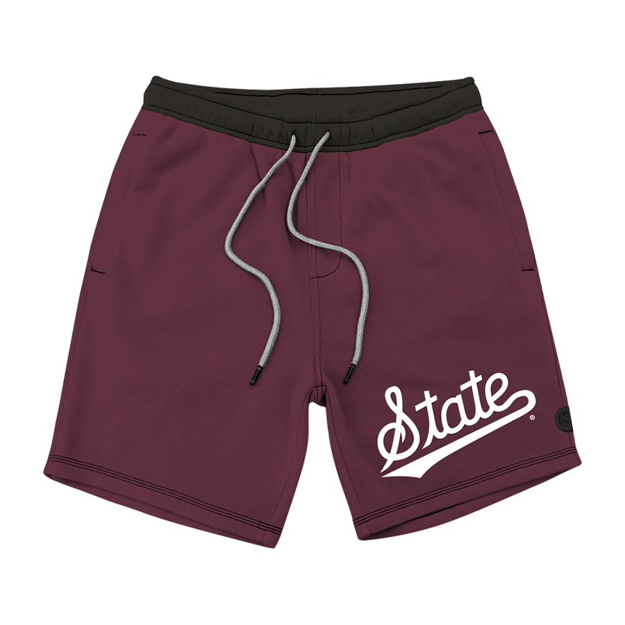 Maroon Mississippi State Bulldogs Sweatshorts - Official NCAA Licensed Collegiate Apparel