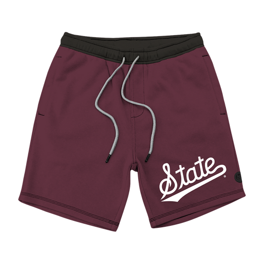 Pantalones cortos deportivos de los Mississippi State Bulldogs