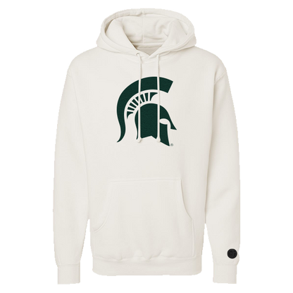 Michigan State Spartans Bone Chenille Pullover Hoodie