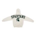 Michigan State Spartans Bone Chenille Pullover Hoodie