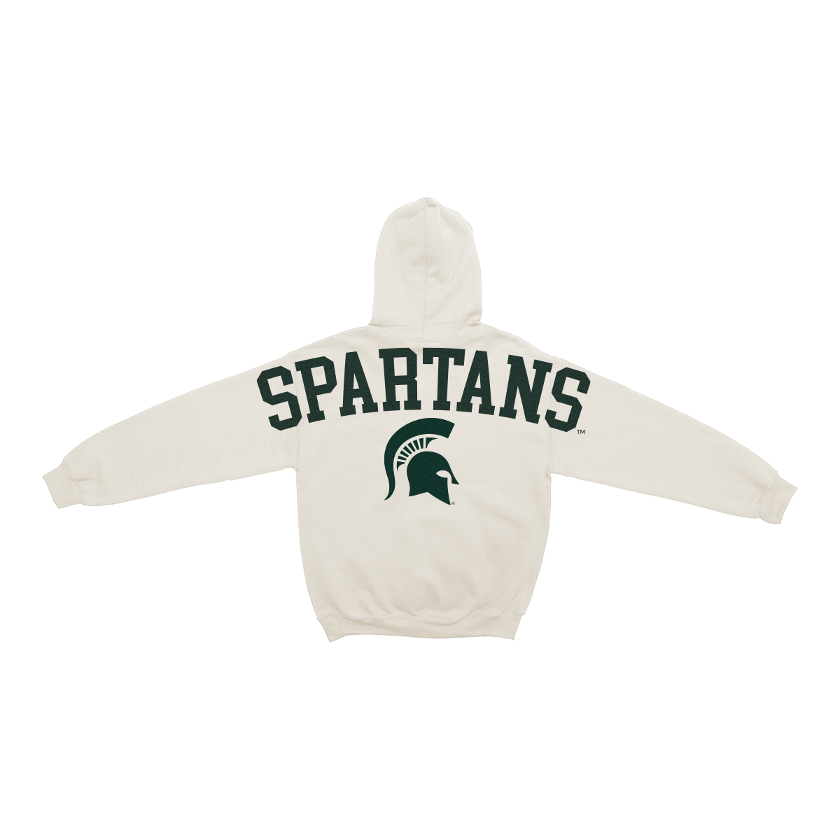 Sudadera con capucha de chenilla de los Spartans de Michigan State