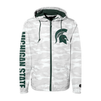 Camouflage; white Michigan State Spartans Hooded Jacket - Official NCAA Licensed Collegiate Apparel