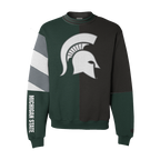 Green Michigan State Spartans Crewneck - Official NCAA Licensed Collegiate Apparel