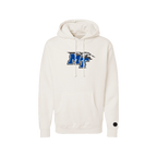 MTSU Blue Raiders Bone Chenille Pullover Hoodie