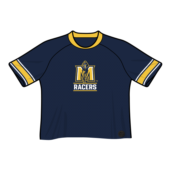 Murray State Racers Fashion Cropped Football Jersey.
