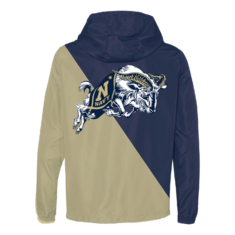 Navy Midshipmen Two Tone Windbreaker