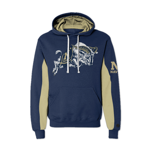Sudadera con capucha de chenilla AOP de guardiamarinas de la Armada