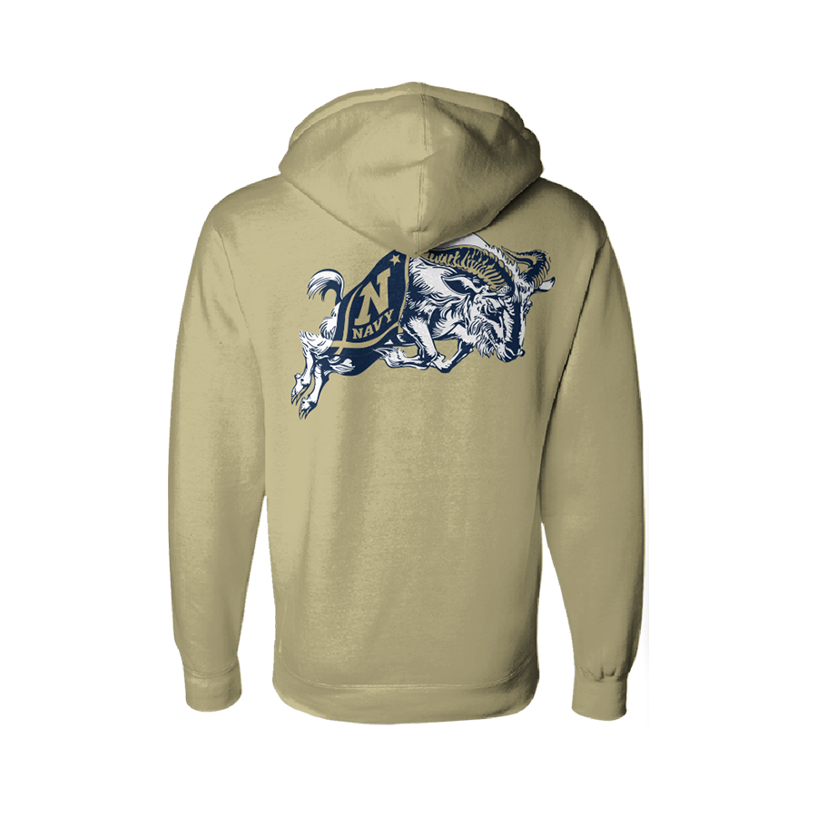 Sudadera con capucha descolorida de los guardiamarinas de la Armada