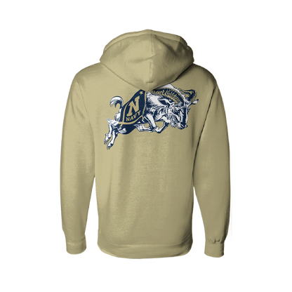 Sudadera con capucha descolorida de los guardiamarinas de la Armada