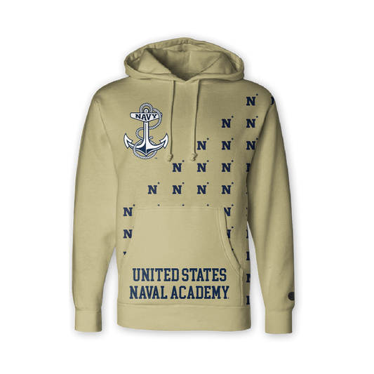 Sudadera con capucha descolorida de los guardiamarinas de la Armada