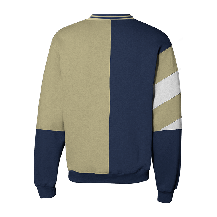 Navy Midshipmen Split Crewneck