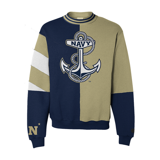 Jersey de cuello redondo dividido de guardiamarinas de la Armada
