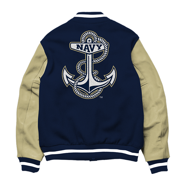 Chaqueta universitaria de guardiamarinas de la Armada