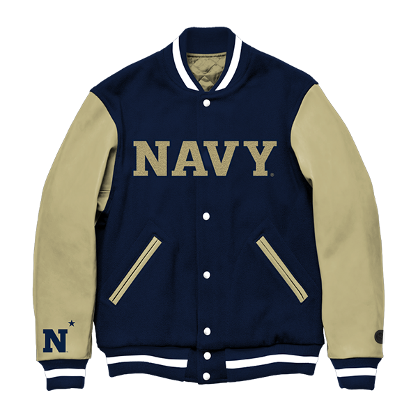 Chaqueta universitaria de guardiamarinas de la Armada