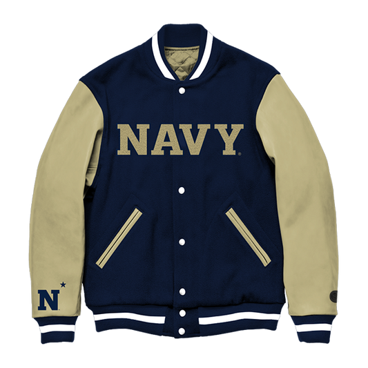 Chaqueta universitaria de guardiamarinas de la Armada