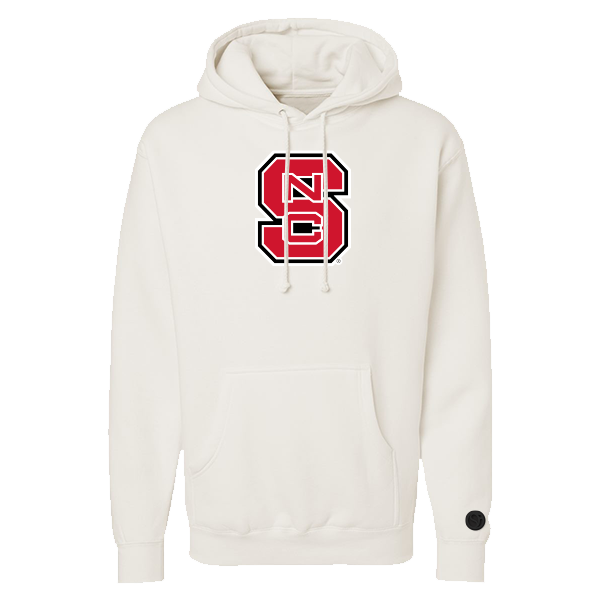 North Carolina State Wolfpack Bone Chenille Pullover Hoodie