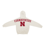 Nebraska Cornhuskers Bone Chenille Pullover Hoodie.