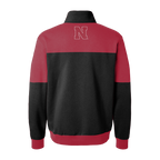 Nebraska Cornhuskers Color Block Full Zip Sweatshirt.