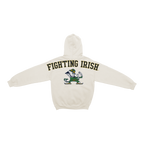Notre Dame Fighting Irish Bone Chenille Pullover Hoodie