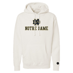 Notre Dame Fighting Irish Bone Chenille Pullover Hoodie