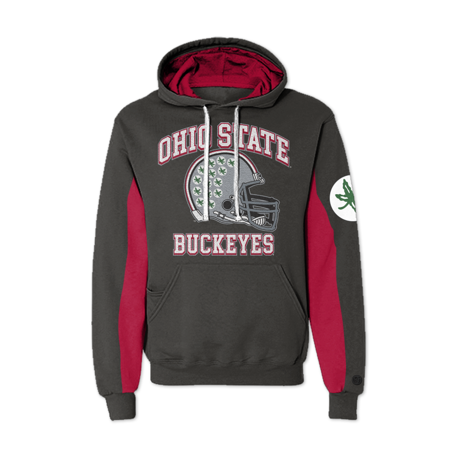 Ohio State Buckeyes AOP Chenille Pullover Hoodie