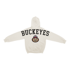 Ohio State Buckeyes Bone Chenille Pullover Hoodie