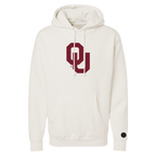 Oklahoma Sooners Bone Chenille Pullover Hoodie