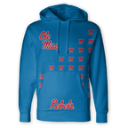 Blue Ole Miss Rebels Hoodie - Official NCAA Licensed Collegiate Apparel