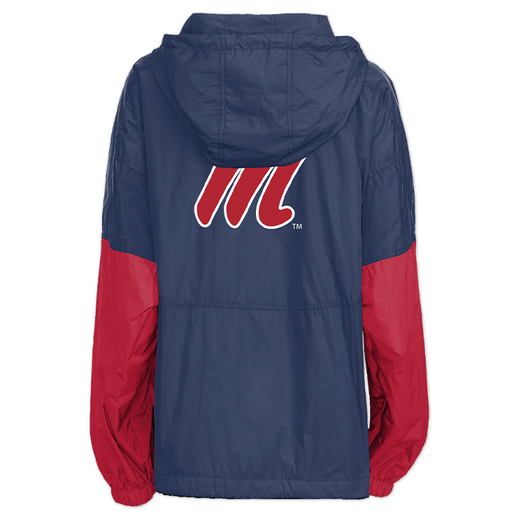 Ole Miss Rebels Retro Pullover Windbreaker