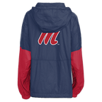 Ole Miss Rebels Retro Pullover Windbreaker