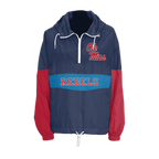 Ole Miss Rebels Retro Pullover Windbreaker