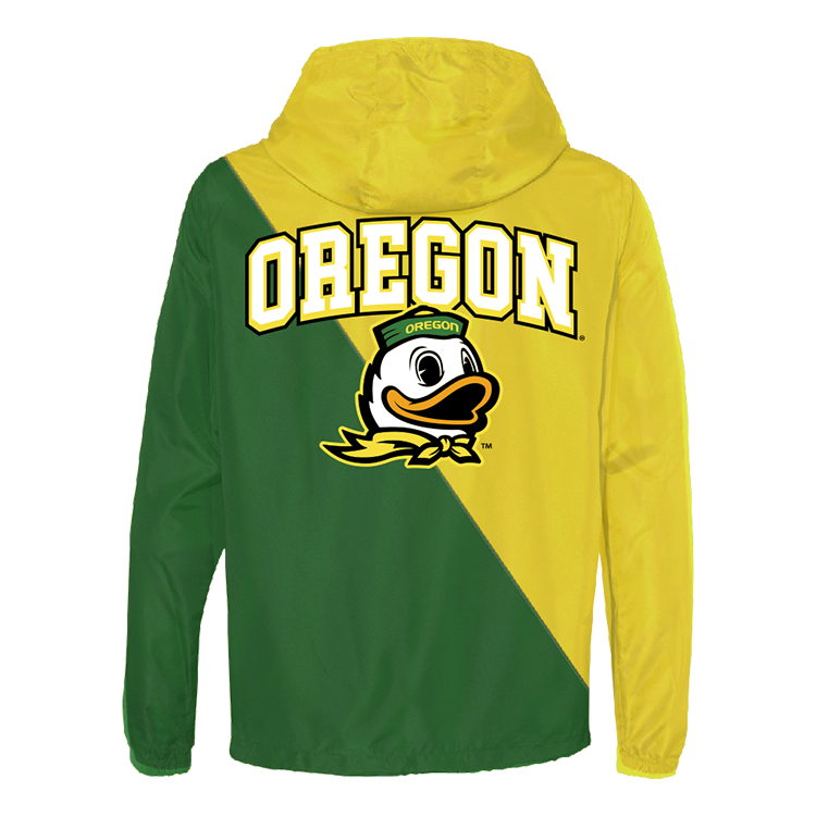 Oregon Ducks Two Tone Windbreaker