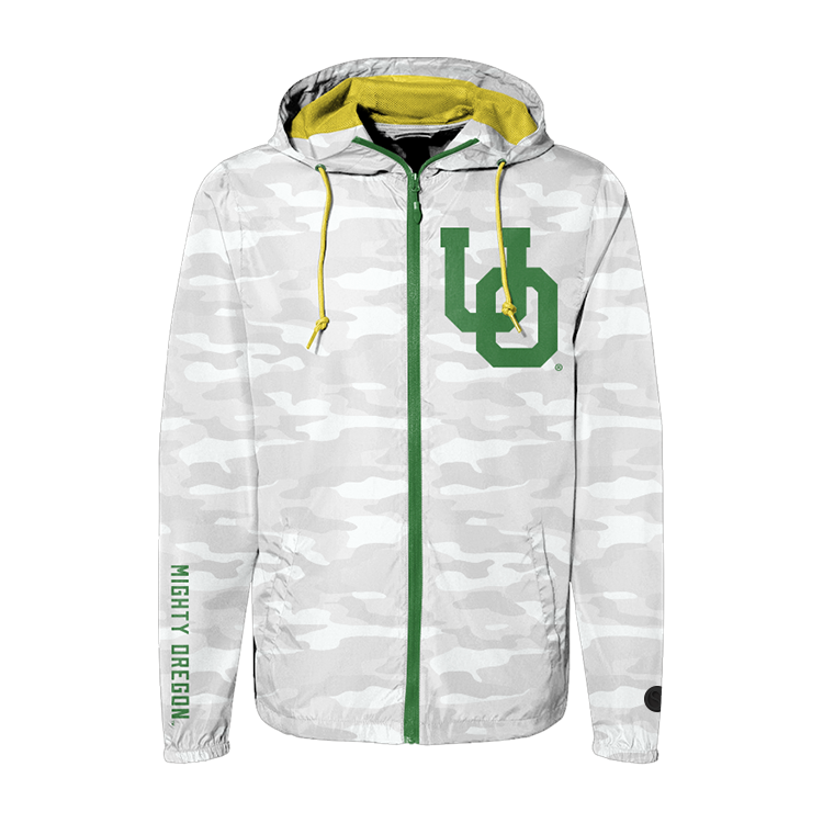 Camouflage University of Oregon Ducks Hooded Jacket - Official NCAA Licensed Collegiate Apparel