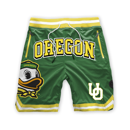 Oregon Ducks Poly Mesh Shorts