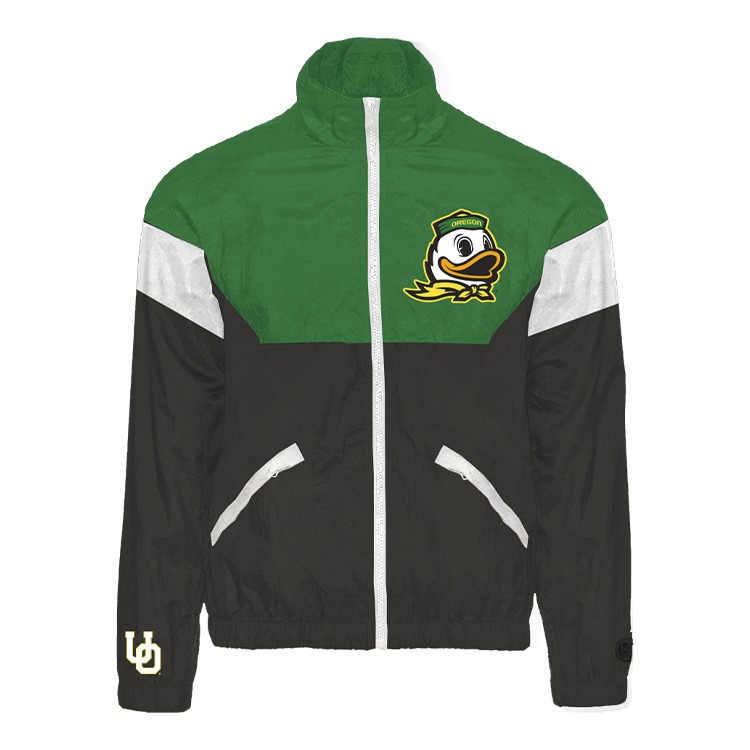 Green University of Oregon Ducks Track Jacket - Official NCAA Licensed Collegiate Apparel