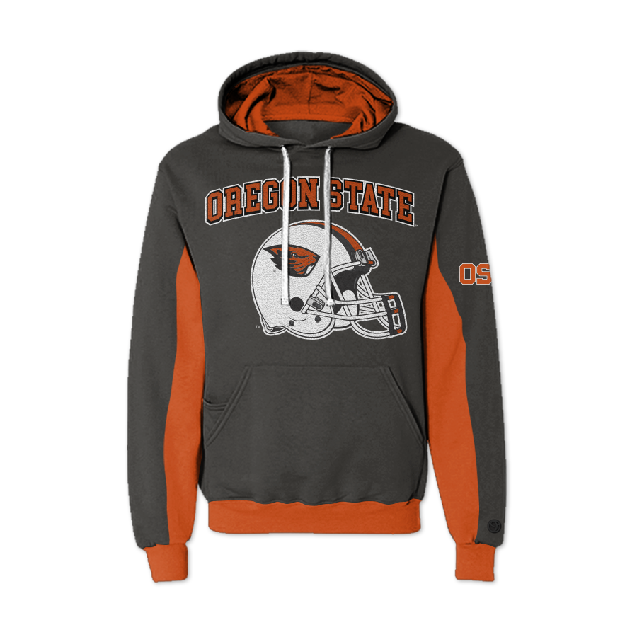 Oregon State Beavers AOP Chenille Pullover Hoodie
