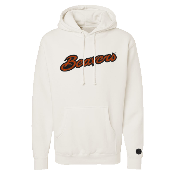 Oregon State Beavers Bone Chenille Pullover Hoodie