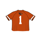 Camiseta de fútbol recortada de los Oregon State Beavers