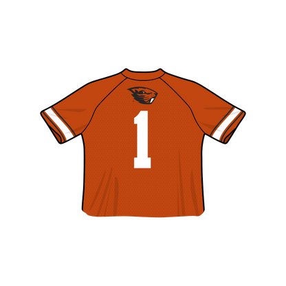 Oregon State Beavers Fashion Cropped Football Jersey